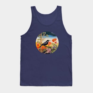 Blackbird Backyard Birds Birders Birdwatchers Tank Top